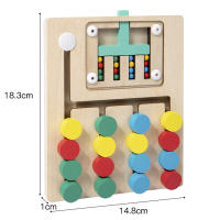 Juego Educativo Montessori De Colores Para Niños Tablero De Aprendizaje Temprano De Logro Y Pensamiento Lógico Juguete De Madera Para Niños Entre 3 Y 6 Años - details 6