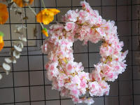 Arco De Rosas Artificiales De Sакura 180CM Para Boda Decoración De Jardín Fiesta En Casa Navidad Falsa Seda Plantas Para Scrapbook - details 2