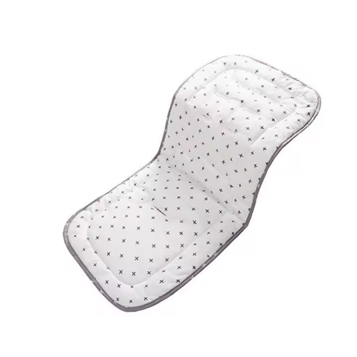 Colchoneta Silla Paseo Universal, Algodón Funda Carrto Bebe Universal, Funda Carro Bebe Universal de Doble Cara, Colchoneta Carro Bebe Universal, Colchoneta Silla Bebe para Bebés 77x34cm - 1