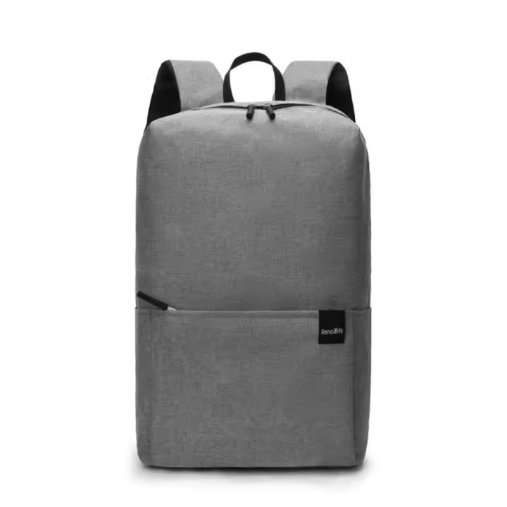 Mochila Pequeña De Color Sólido Impermeable Y De Gran Capacidad Para Viajes Y Escuela Mochila Casual Para Adolescentes Con Capacidad Grande Para Libros Y Utensilios Escolares - 1