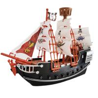 Modelo De Barco Pirata Juguete Para Niños Decoración De Sala De Estar Y Habitaciones Regalo De Juguetes Antiguos Retro - details 5