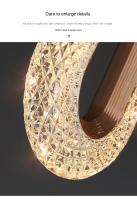 Lámpara Colgante Minimalista Moderna Para Sala De Estar Y Dormitorio Iluminación Ambiental Decorativa Para El Hogar Instalación Interior - details 17
