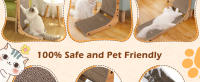 Nobleza - Rascador para Gatos en Forma de L, Rascador Gato de 60 cm,  Rascador de Cartón para Proteger Muebles, Rascador de Pared para Gatos - details 2