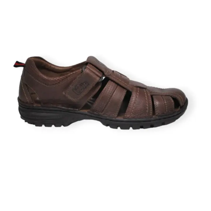 SANDALIA PARA HOMBRE T2IN 2063 PIEL COFFEE, COMODIDAD, LIGEREZA Y PIES FRESCOS - 1