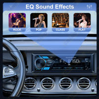 Reproductor De Música Para Coche Con Pantalla LED Y Controles Remotos USB FM Radio Tuner 1din AUX Input Bluetooth Y Pantalla LED - details 10
