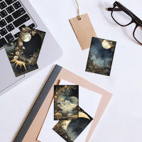 Cuaderno Decorativo DIY Tema Vintage Luna Nocturna A6 (21x14.8 Cm) Con 20 Hojas Para Decoración De Maletas Guitarra Y Juguetes Clásicos - details 7