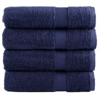 vidaXL Toallas de mano 4 uds 100% algodón 50x100 cm 600 gsm toalla Color Dorado,  Antracita,  Azul y mas - details 3