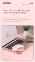 Ratón Inalámbrico INPHIC F8 Para Niñas Con Recarga USB Ergonómico Y Luz Sonido Comodidad 2.4G Portátil Ajuste DPI - details 1