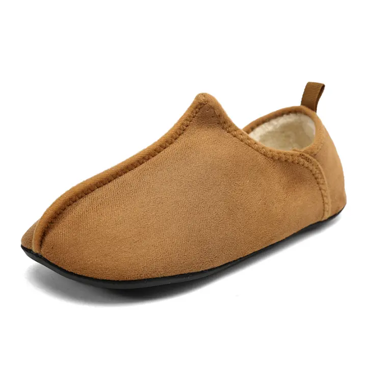 Zapatillas De Invierno MAEDEF Para Hombres Y Mujeres Ligeras Y Cálidas Con Plush Para Dormitorio Zapatos De Tela De Algodón Ajuste True to Size Material De Suela De Goma - 1