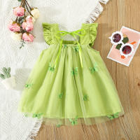 Vestido De Princesa Para Niñas Con Alas De Mariposa Y Tirantes Colgantes Vestido De Malla Lindo Para Verano Adecuado Para Niñas De 0-3 Años Estilo Cute Material Poliéster - details 17