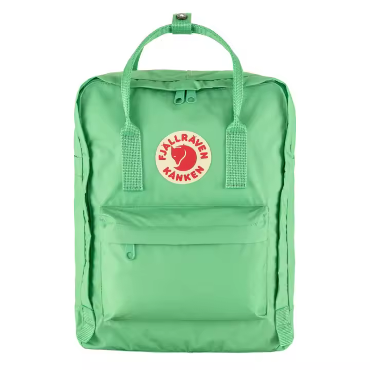 Mochila Verde Fjallraven Kanken Apple Mint 16L Resistente y Versátil - 1