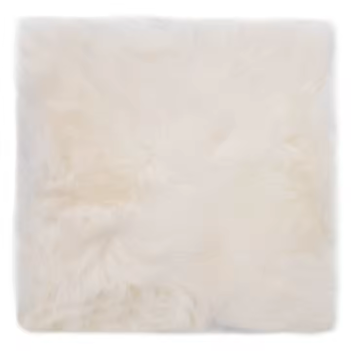 Piel de Oveja Auténtica Blanco 40x40 cm - 1