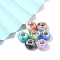 20Pcs Cuentas De Resina Estilo Pintura Chino Dos Colores Mezcladas Colgantes Sueltos Para Suministros De Joyería DIY Pulsera Cadena De Teléfono - details 6