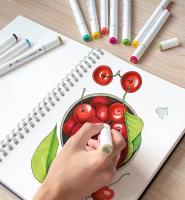 BF - Sketch Marker Pack 60 Rotuladores Doble Punta para Dibujar Colorear Pintar Dibujo Caligrafia Colores Surtidos Rotuladores Base Alcohol BFG - details 2