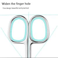 Tijeras De Cutícula De Acero Inoxidable Con Punta Curva Y Hoja Delgada Para Manicura Y Eliminación De Piel Muerta Herramientas Para Uñas Y Cejas - details 9