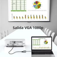 Adaptador Multiuso Tipo-C a HDMI VGA Thunderbolt 3 Convertidor Rápido a 4K 1080P Para MacBook Cable Digital AV Compatible USB C - details 3
