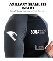Camiseta De Natación Para Hombres Con Protección UV Ropa De Playa Guardia Contra Picaduras Manga Larga Deportes Acuáticos Camiseta De Surf - details 3