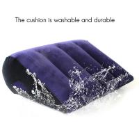 Cojín Inflable Multifuncional De Viaje Soporte Lumbar Para Yoga En Posiciones De Viaje Almohada De Cocina Triangular De Poliéster 100% PVC - details 5