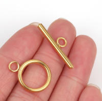 5 Sets De Hebjes De Acero Inoxidable Para Joyería DIY Cerraduras De Toggle Conector Para Collares Y Pulseras Accesorios De Manualidades - details 1