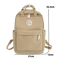 Mochila escolar portátil para adolescentes, bolsa de viaje de negocios, resistente al agua, de nailon, color negro, para mujer - details 0