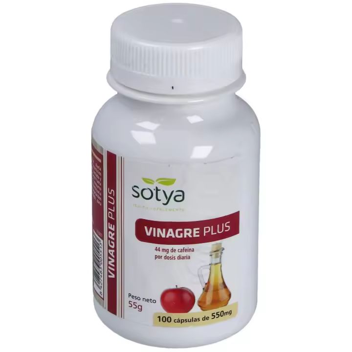 Sotya Vinagre Plus 550Mg 100cáps - Suplemento Alimenticio - 1