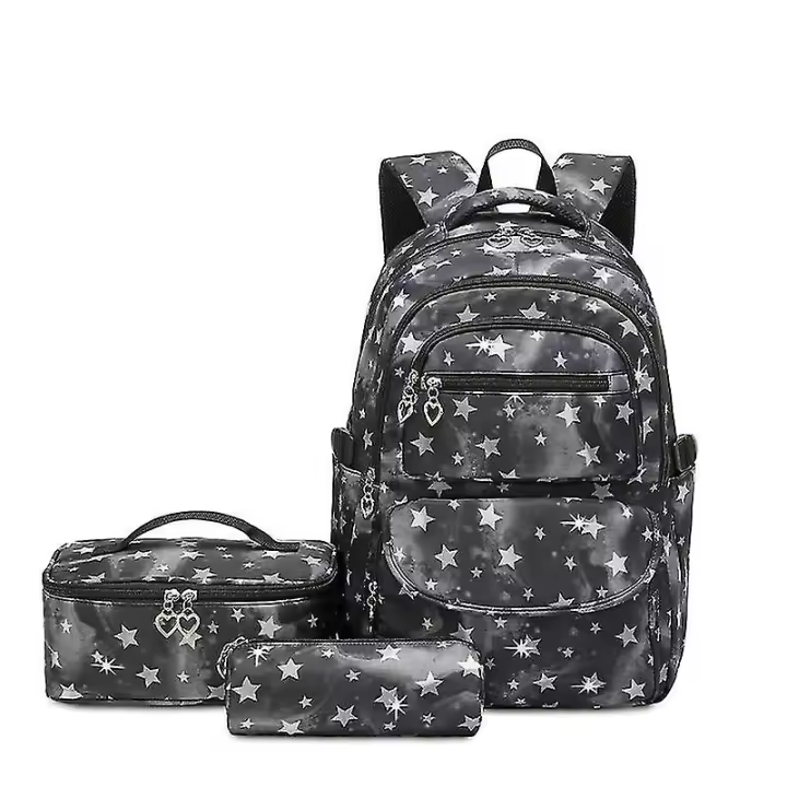 Mochila para niños Niños mochila Escolar with Caja De almuerto adolescentes - 1
