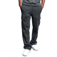 Overoles Para Hombre Pantalones Deportivos Casuales Transpirables Suaves Para Invierno Entrenamiento Correr Negro Blanco Gris - details 6