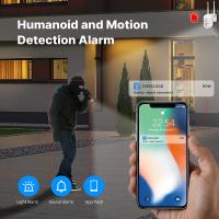 Hiseeu sistema de cámara de seguridad, NVR de 10 canales, video HD de 5MP, WiFi de 2.4GHz, audio bidireccional, detección de movimiento, visión nocturna en color, giro de 355° y inclinación de 90°, impermeable IP66, Visión nocturna - details 3