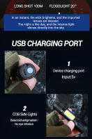 Mini Torcha LED Recargable Portátil Con USB Luz De Alta Potencia Batería Linterna Impermeable De Longitud De Rayo Para Camping - details 8