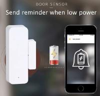 Sensor De Puerta WiFi Tuya Compatible Con Alexa Y Google Assistant Control Remoto Por App Notificación De Apertura Y Cierre De Ventanas Y Puertas - details 8
