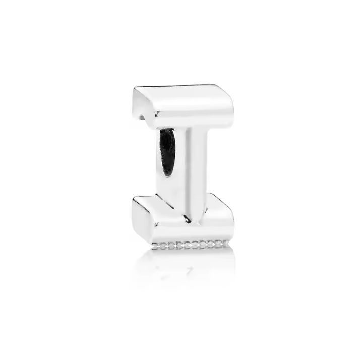 PANDORA Charm Colección Plata 925ML Letra I Mujer - Elegante Diseño - 1