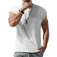 Camiseta Sin Mangas Para Hombre Verano 2024 Estilo Casual Ligero Y Transpirable Vest Top De Polyester Para Jóvenes - details 2