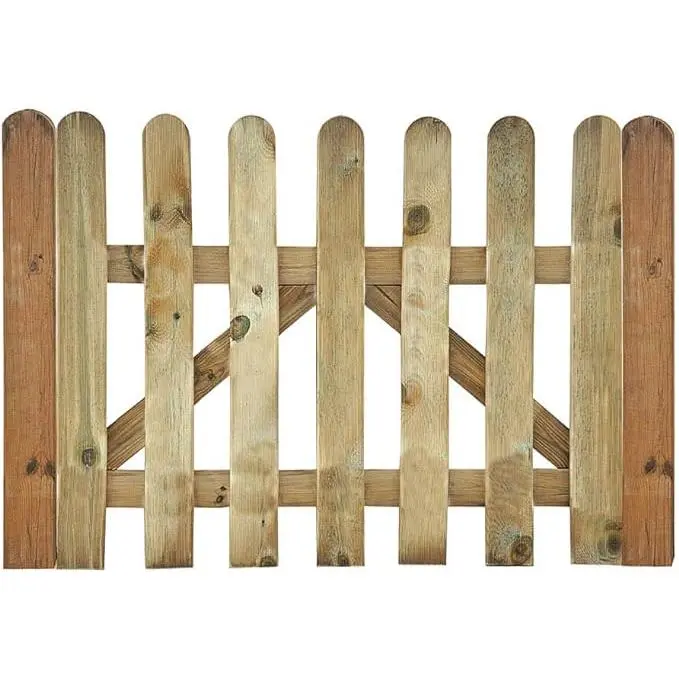 AZJARDIN.COM- Catral - Puerta Valla Clásica de Madera 100x100cm - 1