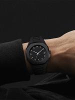 Reloj De Cuarzo Para Hombre SHUAIKE 1142-9 Estilo Popular Calendario Completo Resistente Al Agua Deportivo Y Atrayente Con Marcadores Arábigos - details 1