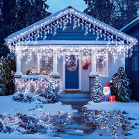 Luces De Cigüeña Solar De 3.5M Con 97LED Para Decoración Exterior De Jardín Fiesta Navidad Guirnalda De Aves De Noche Impermeable - details 6