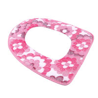 Cubierta De Inodoro Flannel Invierno Cálida Con Estampados Almohadilla De Comodidad Suave Para Baño Accesorio Esencial - details 9
