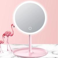 Espejo De Maquillaje Con Luz LED 3 Modos Desmontable Incluye Base De Almacenamiento Recargable Por USB Regalo Ideal - details 4