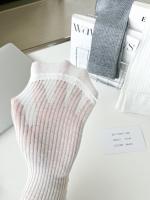 Nuevas Medias Para Mujer Estilo Preppy Casual De Primavera Medias Largas De Algodón De Alta Calidad Color Sólido Cómodas - details 3
