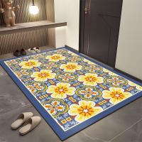Carpet De Lattice Para Sala De Estar Cocina Piso Alfombra De Entrada Balcón Hogar Antideslizante Bohemia Decorativa Grande Suave - details 7