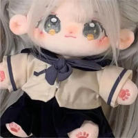 Muñeca De Peluche Nannan 20cm Para Niñas Estrella Super Cotton Doll Ropa Interchangeable Para Niños Regalo De Halloween - details 2