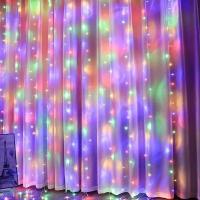 Luz De Encaje LED Para Cortina 6M 8 Modos Decoración De Año Nuevo Fiesta Navidad Boda Y Hogar Guirnalda De Farolillos Navideños - details 25
