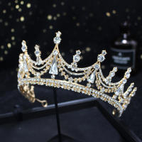 Diadema De Novia Barroco Lujo Geométrica Con Cristales Grandes Y Diamantes Para Baile De Graduación Y Bodas Accesorios De Cabello Para Mujeres - details 7