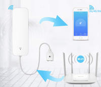 Sensor De Agua Inteligente WiFi Tuya Detector De Fugas Alarma De Inundación Seguridad Acuática Sensor Inteligente Para El Hogar Smart Life - details 1