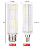 Bombilla LED 24W E27 E14 Para Iluminación De Hogar Y Baño Luz De Esquinas 6000K Bombilla Para Sala De Estar Y Dormitorio - details 10