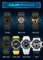 Reloj Deportivo Militar Para Hombre SANDA Dual Display Pantalla Analógica Y Digital Resistente Al Agua Luz Luminosa Alarmas Relogio Masculino 3129 - details 7