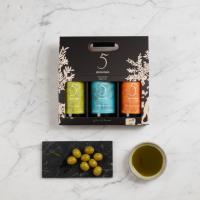 5 Elementos - Estuche Aceite de Oliva Virgen Extra Cornicabra, Arbequina y Picual 3x500 ml | Selección Gourmet de Variedades Premium - details 2