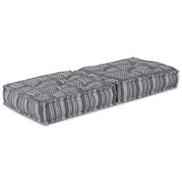 Pouffe Modular vidaXL Gris 70x70x36 Tela - details 1