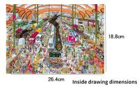Rompecabezas De Papel Para Adultos 1000 Piezas 75x50cm Serie De Dibujos Animados Estación De Tren Animada Juguete Educativo De Alivio Del Estrés - details 3