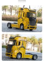 Modelo De Camión Mercedes-Benz ACTROS 1:36 Con Sonido Y Luz Coche De Acción Para Niños Juguete Colección C209 Metal Sin Batería - details 8