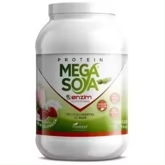 Protein Mega Soya Proteina De Soja Nata-Fresa1Kg. - 1